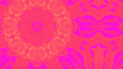 Abstract Radiant Burst with Soft Grain Texture, Symmetrical Glow Pattern in Psychedelic Style, Radiating Circular Abstract with Subtle Noise, Kaleidoscopic Starburst with Gradient Flow