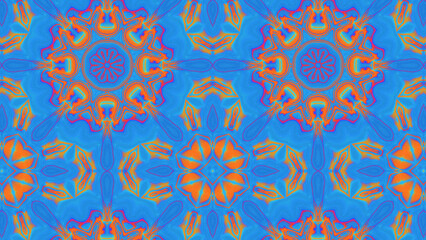 Abstract Radiant Burst with Soft Grain Texture, Symmetrical Glow Pattern in Psychedelic Style, Radiating Circular Abstract with Subtle Noise, Kaleidoscopic Starburst with Gradient Flow
