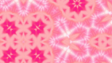 Abstract Radiant Burst with Soft Grain Texture, Symmetrical Glow Pattern in Psychedelic Style, Radiating Circular Abstract with Subtle Noise, Kaleidoscopic Starburst with Gradient Flow