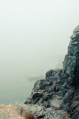 Rocky cliffs of Acadia National Park, Maine