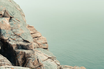 Rocky cliffs of Acadia National Park, Maine