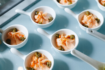 Gourmet Salmon Mousse with Capers Appetizer