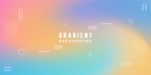 Rainbow soft colors background. Colorful gradient mesh background in rainbow colors