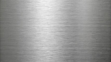 The brushed metal texture creates a sleek and modern background with its subtle lines and reflective surface