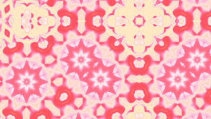 Abstract Radiant Burst with Soft Grain Texture, Symmetrical Glow Pattern in Psychedelic Style, Radiating Circular Abstract with Subtle Noise, Kaleidoscopic Starburst with Gradient Flow