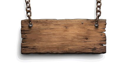 Vintage Wooden Sign Hanging Background