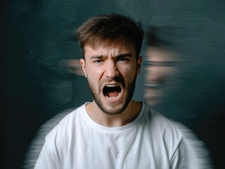 Traumatic imprint: human condition, psychological stress, fear memory, emotional damage, mental pressure, silent suffering, postwar echo, internal storm, cognitive strain, invisible pain