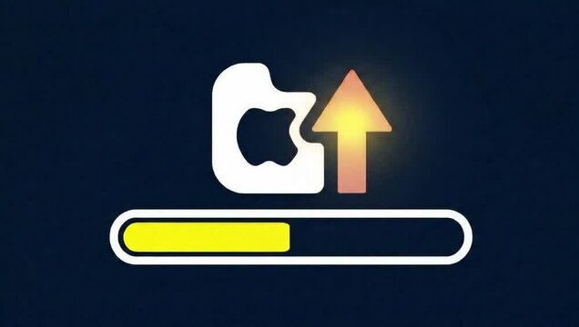 A computer icon shows a folder with an upload arrow and progress bar