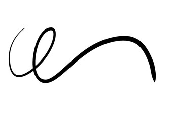 Underlines hand drawn stroke