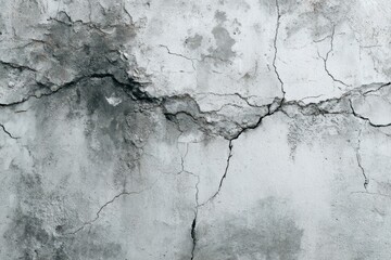 Obraz premium Grunge background featuring cracked concrete wall texture