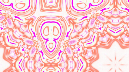 Abstract Radiant Burst with Soft Grain Texture, Symmetrical Glow Pattern in Psychedelic Style, Radiating Circular Abstract with Subtle Noise, Kaleidoscopic Starburst with Gradient Flow
