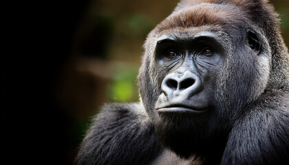 Obraz premium western lowland gorilla
