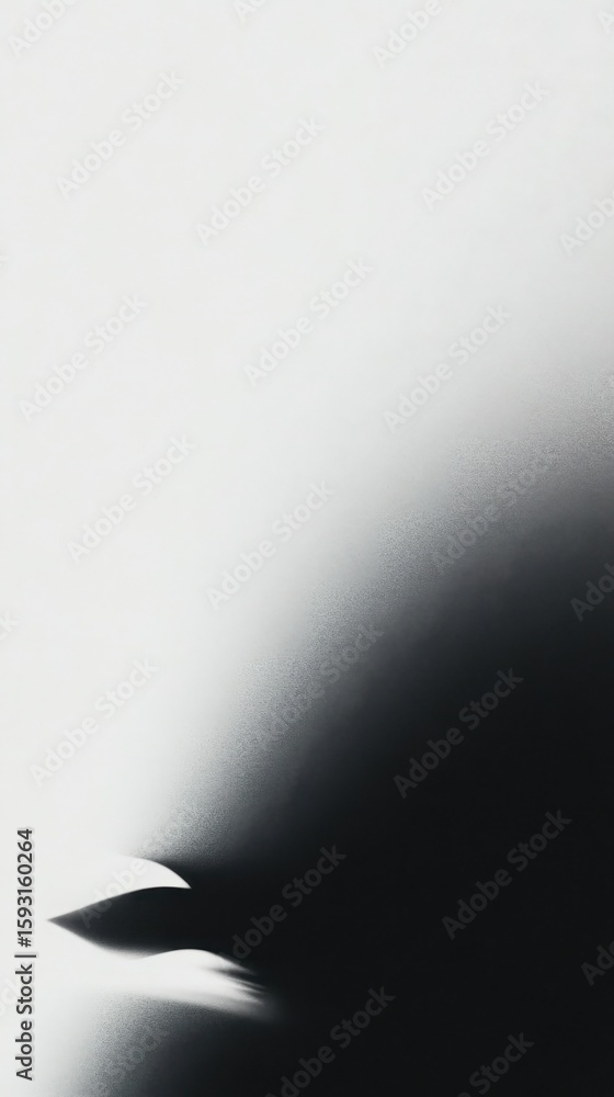 Poster abstract shadow play with light and dark elements casting intriguing shapes. minimalist art concept 