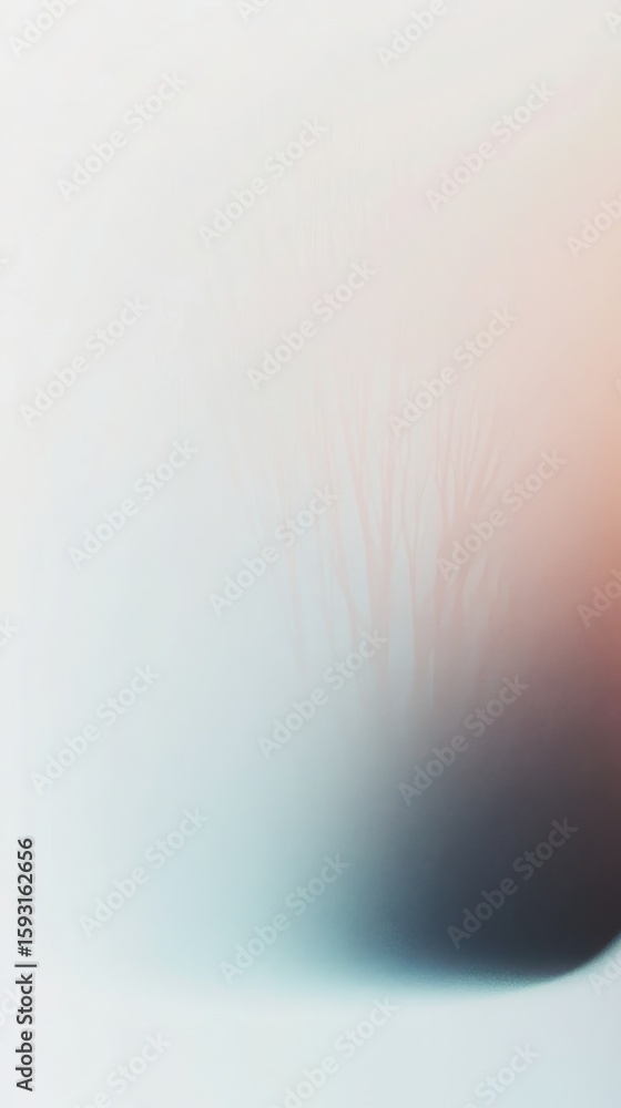 Aufkleber gradient light with abstract palm leaf shadows. soft colored background for aesthetic design concept