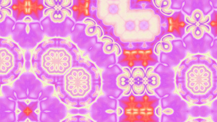 Abstract Radiant Burst with Soft Grain Texture, Symmetrical Glow Pattern in Psychedelic Style, Radiating Circular Abstract with Subtle Noise, Kaleidoscopic Starburst with Gradient Flow
