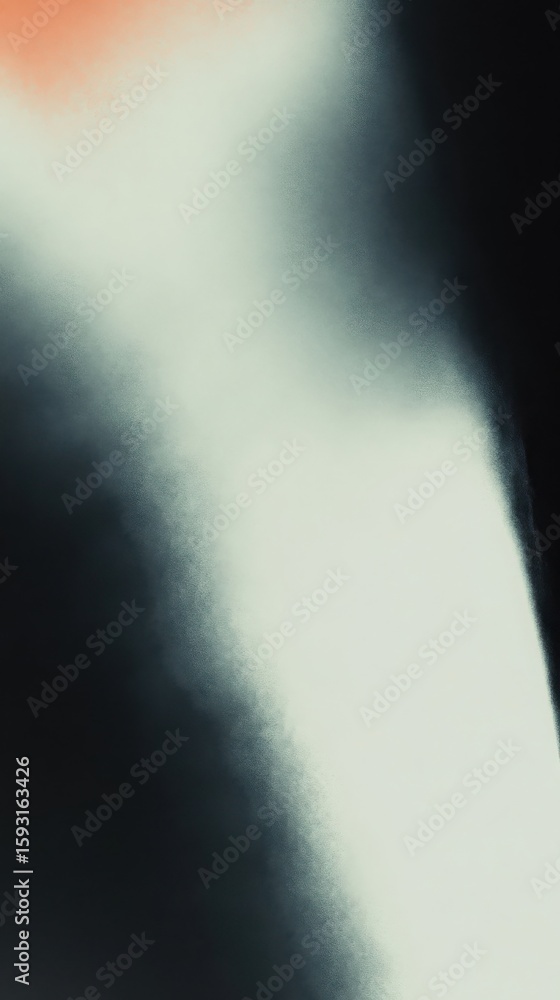 Poster abstract blurred gradient background with light and dark areas, soft grain texture, and a hint of or