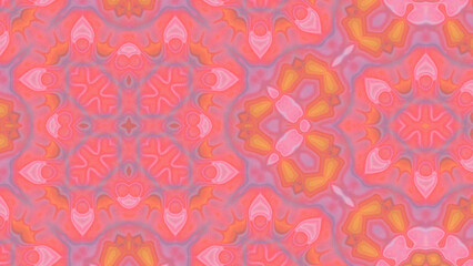 Abstract Radiant Burst with Soft Grain Texture, Symmetrical Glow Pattern in Psychedelic Style, Radiating Circular Abstract with Subtle Noise, Kaleidoscopic Starburst with Gradient Flow