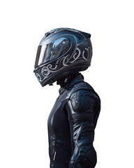 Tiger Racer in Dark Gray Suit with Silver Embroidery – Tiger vs Dragon Series