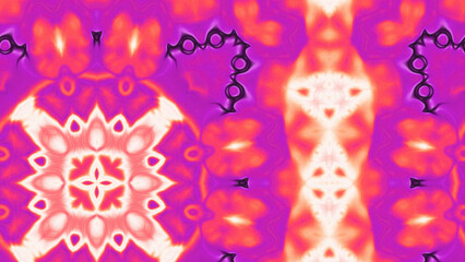 Abstract Radiant Burst with Soft Grain Texture, Symmetrical Glow Pattern in Psychedelic Style,...