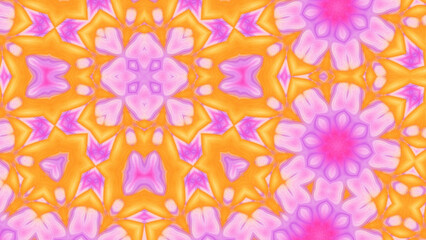 Abstract Radiant Burst with Soft Grain Texture, Symmetrical Glow Pattern in Psychedelic Style, Radiating Circular Abstract with Subtle Noise, Kaleidoscopic Starburst with Gradient Flow