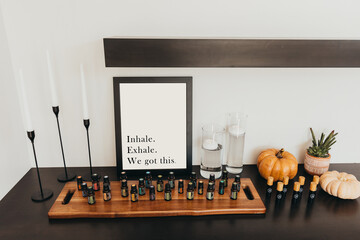 Table of essential oils