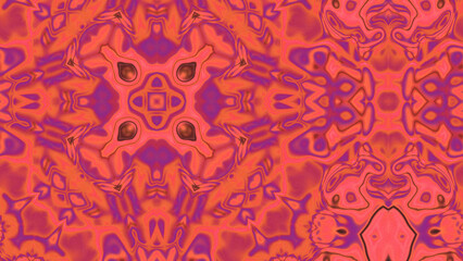Abstract Radiant Burst with Soft Grain Texture, Symmetrical Glow Pattern in Psychedelic Style, Radiating Circular Abstract with Subtle Noise, Kaleidoscopic Starburst with Gradient Flow