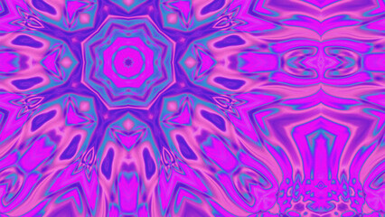 Abstract Radiant Burst with Soft Grain Texture, Symmetrical Glow Pattern in Psychedelic Style, Radiating Circular Abstract with Subtle Noise, Kaleidoscopic Starburst with Gradient Flow