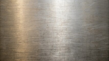 The scratched metal texture creates an industrial and weathered background, showcasing the raw beauty of aged and worn steel surfaces