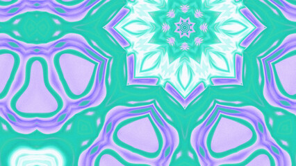 Abstract Radiant Burst with Soft Grain Texture, Symmetrical Glow Pattern in Psychedelic Style, Radiating Circular Abstract with Subtle Noise, Kaleidoscopic Starburst with Gradient Flow