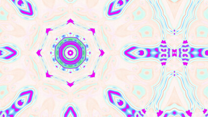 Abstract Radiant Burst with Soft Grain Texture, Symmetrical Glow Pattern in Psychedelic Style, Radiating Circular Abstract with Subtle Noise, Kaleidoscopic Starburst with Gradient Flow