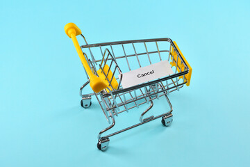 Image of canceling a purchase