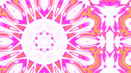Abstract Radiant Burst with Soft Grain Texture, Symmetrical Glow Pattern in Psychedelic Style, Radiating Circular Abstract with Subtle Noise, Kaleidoscopic Starburst with Gradient Flow