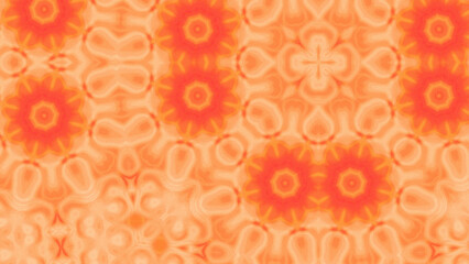 Abstract Radiant Burst with Soft Grain Texture, Symmetrical Glow Pattern in Psychedelic Style, Radiating Circular Abstract with Subtle Noise, Kaleidoscopic Starburst with Gradient Flow