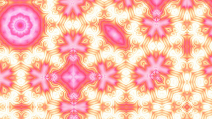 Abstract Radiant Burst with Soft Grain Texture, Symmetrical Glow Pattern in Psychedelic Style, Radiating Circular Abstract with Subtle Noise, Kaleidoscopic Starburst with Gradient Flow