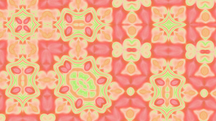 Abstract Radiant Burst with Soft Grain Texture, Symmetrical Glow Pattern in Psychedelic Style, Radiating Circular Abstract with Subtle Noise, Kaleidoscopic Starburst with Gradient Flow