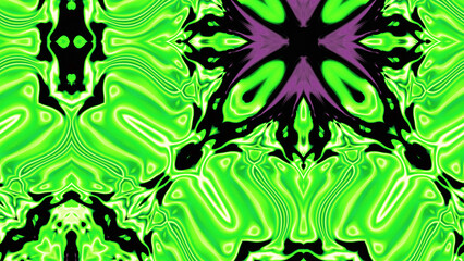 Abstract Radiant Burst with Soft Grain Texture, Symmetrical Glow Pattern in Psychedelic Style, Radiating Circular Abstract with Subtle Noise, Kaleidoscopic Starburst with Gradient Flow