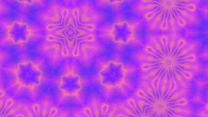 Abstract Radiant Burst with Soft Grain Texture, Symmetrical Glow Pattern in Psychedelic Style, Radiating Circular Abstract with Subtle Noise, Kaleidoscopic Starburst with Gradient Flow