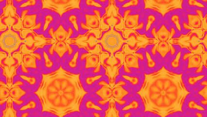 Abstract Radiant Burst with Soft Grain Texture, Symmetrical Glow Pattern in Psychedelic Style, Radiating Circular Abstract with Subtle Noise, Kaleidoscopic Starburst with Gradient Flow