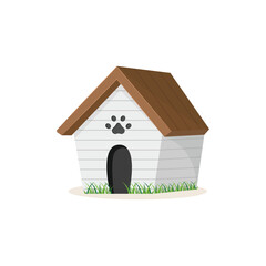 Dog House Icon Vector Design.
