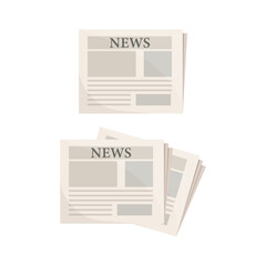 Newspaper Icon Vector Design.