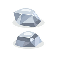 Smooth Stone Icon Vector Design.