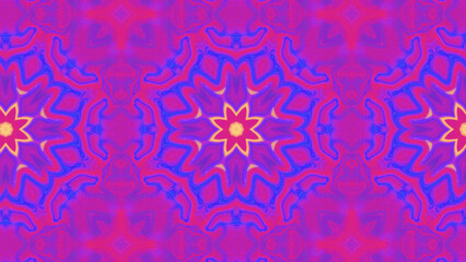 Abstract Radiant Burst with Soft Grain Texture, Symmetrical Glow Pattern in Psychedelic Style, Radiating Circular Abstract with Subtle Noise, Kaleidoscopic Starburst with Gradient Flow