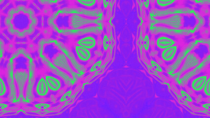 Abstract Radiant Burst with Soft Grain Texture, Symmetrical Glow Pattern in Psychedelic Style, Radiating Circular Abstract with Subtle Noise, Kaleidoscopic Starburst with Gradient Flow