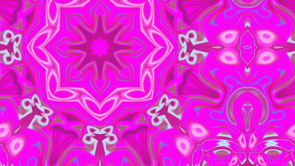 Abstract Radiant Burst with Soft Grain Texture, Symmetrical Glow Pattern in Psychedelic Style, Radiating Circular Abstract with Subtle Noise, Kaleidoscopic Starburst with Gradient Flow