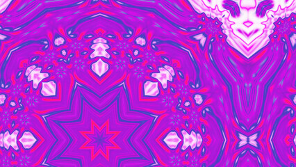 Abstract Radiant Burst with Soft Grain Texture, Symmetrical Glow Pattern in Psychedelic Style, Radiating Circular Abstract with Subtle Noise, Kaleidoscopic Starburst with Gradient Flow