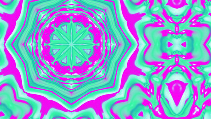 Abstract Radiant Burst with Soft Grain Texture, Symmetrical Glow Pattern in Psychedelic Style, Radiating Circular Abstract with Subtle Noise, Kaleidoscopic Starburst with Gradient Flow