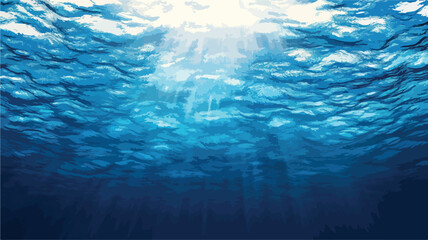 Obraz premium Serene Underwater Nature Background Image