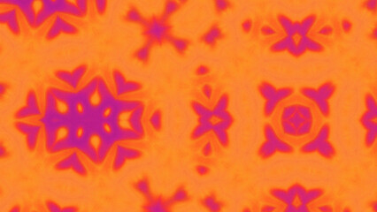 Abstract Radiant Burst with Soft Grain Texture, Symmetrical Glow Pattern in Psychedelic Style, Radiating Circular Abstract with Subtle Noise, Kaleidoscopic Starburst with Gradient Flow