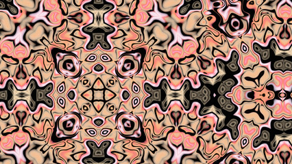 Abstract Radiant Burst with Soft Grain Texture, Symmetrical Glow Pattern in Psychedelic Style, Radiating Circular Abstract with Subtle Noise, Kaleidoscopic Starburst with Gradient Flow