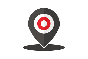 Target with arrow icon: a 3D illustration symbolizing business success and goal achievement